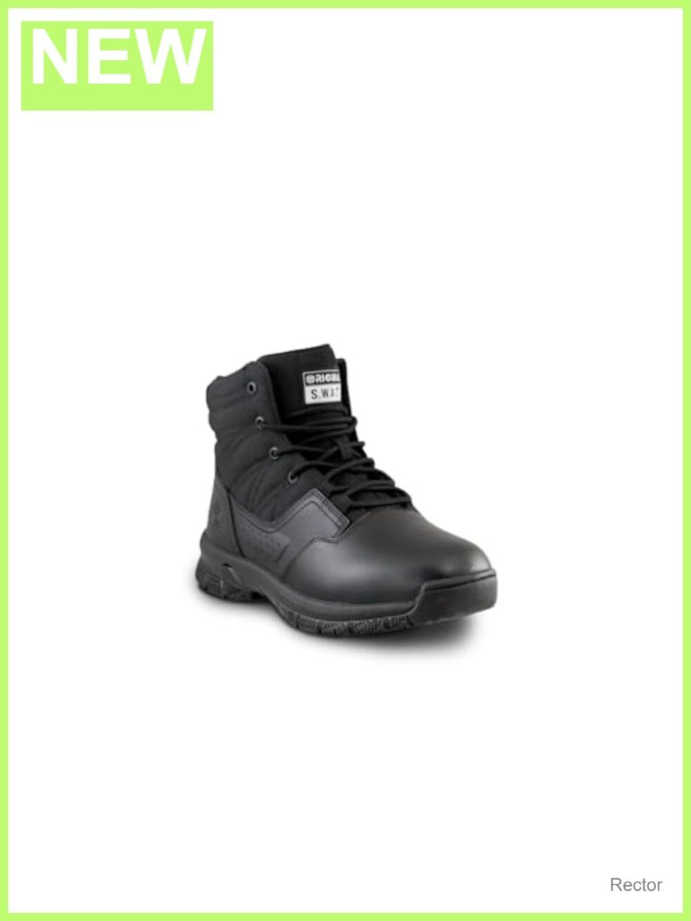 Original SWAT ProTec 6" Side Zip Military Tactical Boot Leather Ankle